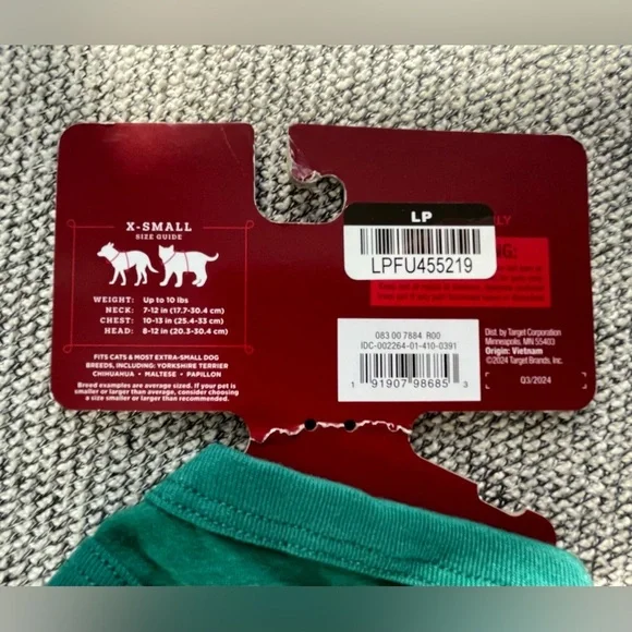 Wondershop Green Starry Dog Pajamas - Picture 4 of 11